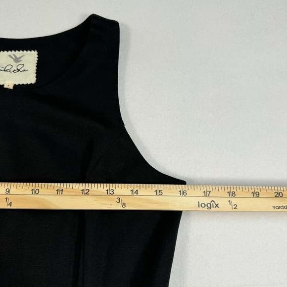 Tabitha Black White Check Print Sleeveless Mini Dress Womens Size 6 Zip Closure - Picture 6 of 10